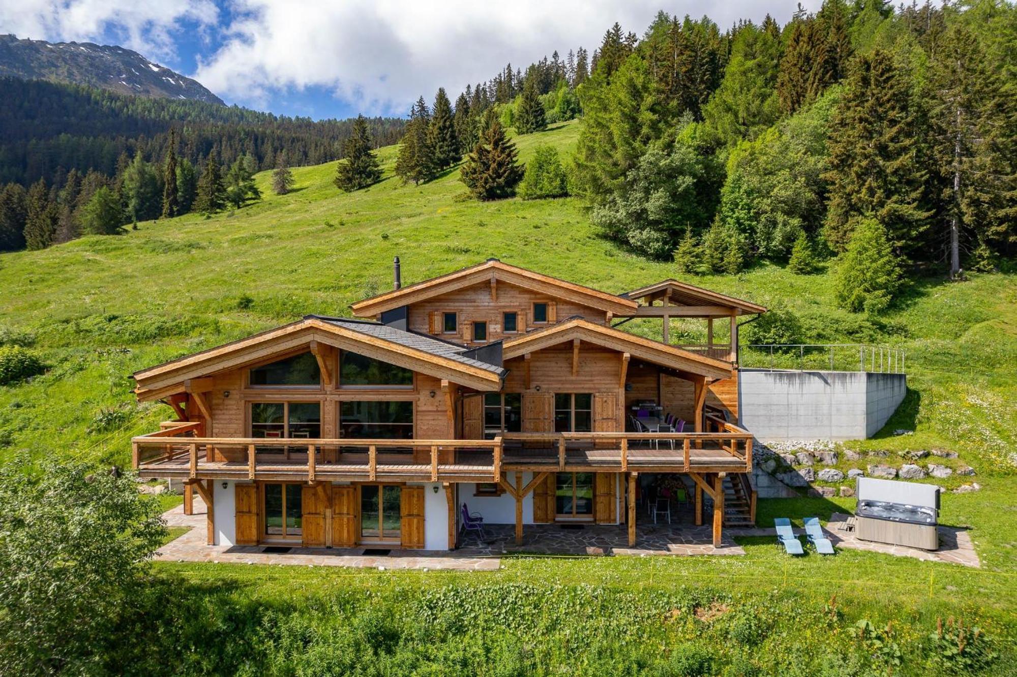 Chalet Flocon De Neige - Jacuzzi - Sauna لا تزوماز المظهر الخارجي الصورة