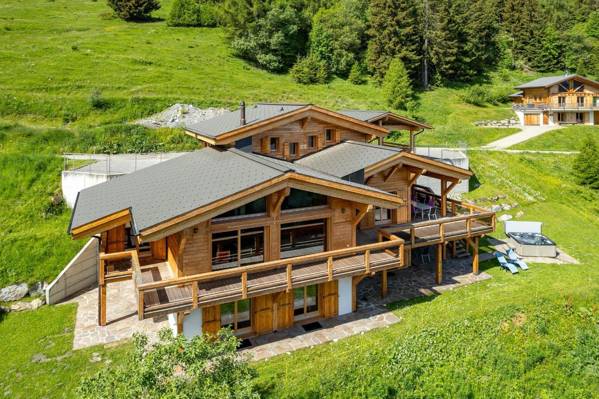 Chalet Flocon De Neige - Jacuzzi - Sauna لا تزوماز المظهر الخارجي الصورة